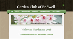 Desktop Screenshot of gardenclubofendwell.org